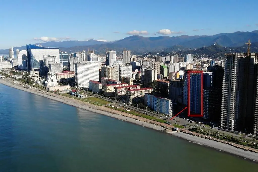 Beachfronts Cando With Balcony & Sunset Location Batumi Georgia